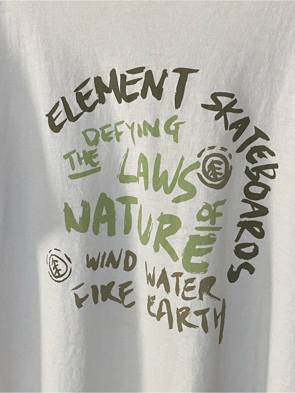 Vintage Element Skateboards T Shirt L 90s Y2K USA Made Skate Grunge Streetwear - Picture 6 of 8